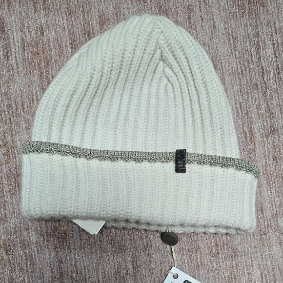 NWT Brunello Cucinelli Cashmere Beanie - Picture 1 of 6